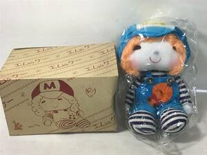 昭和レトロ クルッコ エム＆ケー オルゴール エム人形 ねこアップリケ 置物 インテリア コレクション