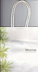 【訳あり】WESTIN HOTELS & RESORTS(ウェスティンホテル)◆ショップ袋（紙袋）