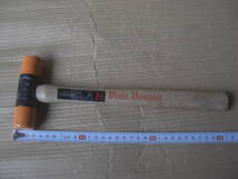 ☆未使用#1 プレートハンマー OH オーエッチ工業 プラスチックハンマー DIY デッドストック品 ハンマー Plate Hammer キャンプ工具テント_画像3