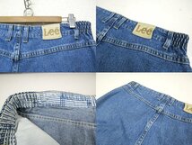 S2525:USA製 vintage Lee リー パンツ/インディゴ/16 MED デニムパンツ ジーンズ ジーパン_画像7