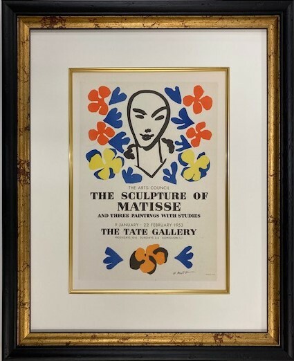 【特価】　 ≪　　アンリ・マティス　　≫ 　　リトグラフ【石版画】 　 THE SCULPTURE OF MATISSE　　 1959年 　　HENRI MATISSE