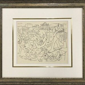 【特価】 ≪ パブロ・ピカソ ≫ オリジナルリトグラフ【石版画】 PICASSO THE MORALIST 26.10.62 1963年 PABLO PICASSO