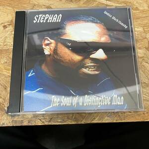 ● HIPHOP,R&B STEPHAN - THE SOUL OF A DISTINCTIVE MAN アルバム,INDIE CD 中古品