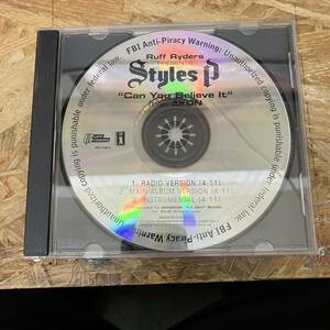 ● HIPHOP,R&B STYLES P - CAN YOU BELIEVE IT INST,シングル,PROMO盤! CD 中古品