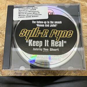● HIPHOP,R&B SYLK-E. FYNE - KEEP IT REAL INST,シングル,HYPE STICKERコレクターズアイテム! CD 中古品