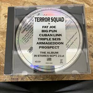 ● HIPHOP,R&B TERROR SQUAD - A SNEAK PREVIEW OF TERROR SQUAD THE ALBUM PROMO盤,HYPE STICKERコレクターズアイテム!! CD 中古品