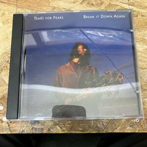 ● POPS,ROCK TEARS FOR FEARS - BREAK IT DOWN AGAIN シングル,INDIE CD 中古品