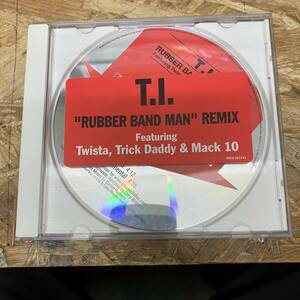 ● HIPHOP,R&B T.I. - RUBBER BAND MAN REMIX INST,シングル,PROMO盤!!! CD 中古品