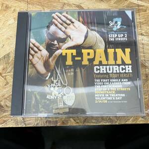 ● HIPHOP,R&B T-PAIN - CHURCH FEAT. TEDDY VERSETI シングル!,PROMO盤!!! CD 中古品