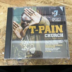 ● HIPHOP,R&B T-PAIN - CHURCH FEAT. TEDDY VERSETI シングル!,PROMO盤!!!! CD 中古品