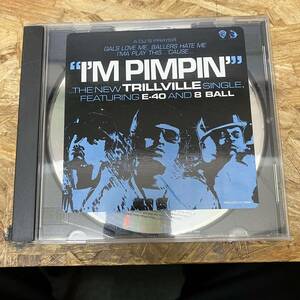 ● HIPHOP,R&B TRILLVILLE - I'M PIMPIN INST,シングル,PROMO盤,HYPE STICKERコレクターズアイテム!! CD 中古品