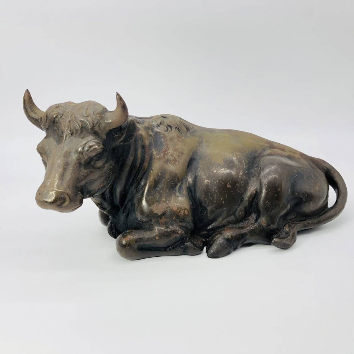 2023年最新】ヤフオク! -牛 置物(金属工芸)の中古品・新品・未使用品一覧