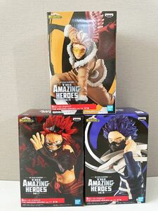 新品★僕のヒーローアカデミア THE AMAZING HEROES vol.17 、18、19 ★切島鋭児郎 心操人使 ホークス フィギュア ヒロアカ