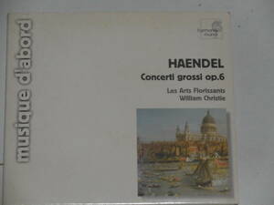 【１CD】ヘンデル　合奏協奏曲op.6 ウィリアム・クリスティ(指揮) レザール・フロリサン