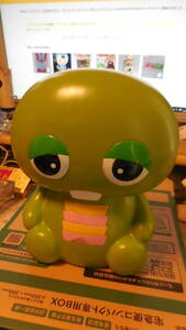 希少レア★ガチャピン 貯金箱 約20cm |ポンキッキ コレクション 特大 ビッグサイズ