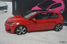 VW ゴルフ GTI 1/18 ミニカー 赤 GOLF フォルクスワーゲン_画像3
