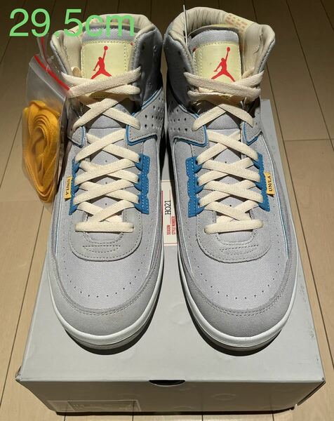 【29.5cm・送料無料】US11.5 新品未使用NIKE × UNION AIR JORDAN 2 RETRO SP GREY FOG ユニオン AJ2 エアジョーダン2 ナイキ