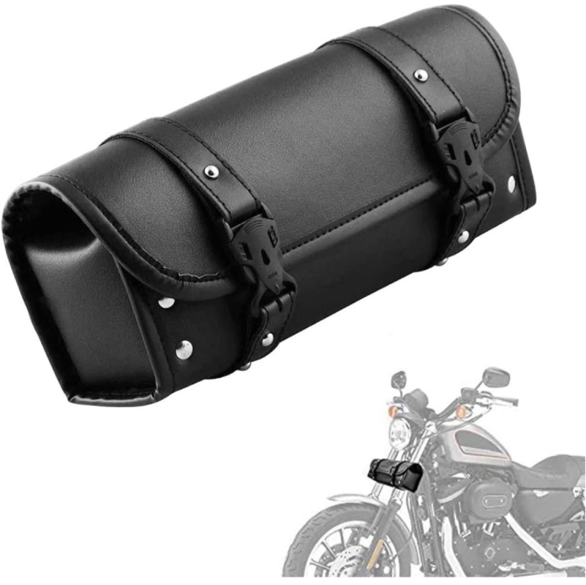 サンディエゴカスタムス SDC Bar Bag バーバッグ バイク用 ポーチ 黒