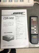 【動作未確認品】BOSE CDR-1410 CDリライタブルデッキ 取説・リモコン付き_画像4