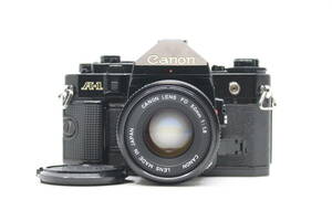 ★美品★CANON キヤノン A-1 + FD 50mm F1.8 レンズセット！ 完動品！ OK5499