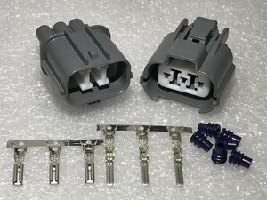 【9W3PS】送料無料 ホンダ 純正 3P 3極 スピードメーター センサー コネクター カプラー 端子セット 検) シビック　アコード　インテグラ