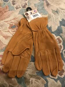  top class deerskin original leather * driving gloves *USA manufacture japanese M/L size about 