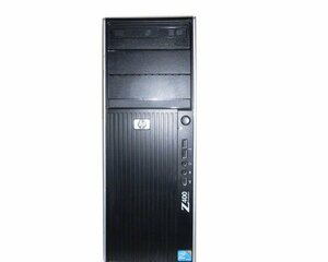 Windows7 Pro 64bit HP Workstation Z400 VS933AV 水冷モデル Xeon W3565 3.2Ghz メモリ 4GB 120GB(新品SSD)+250GB(SATA) Quadro NVS295