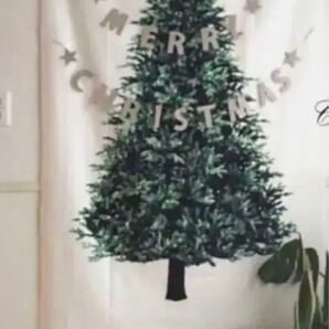 クリスマスツリー タペストリー 北欧雑貨 ファブリック ツリー オーナメント クリスマスツリータペストリー