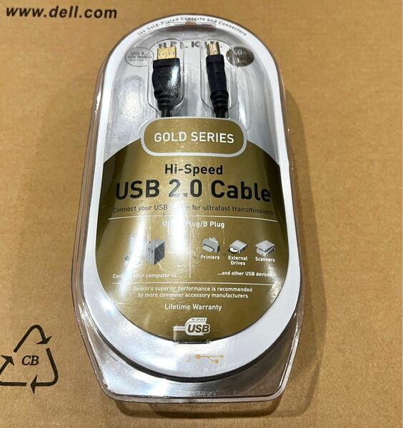 Belkin GOLD SERIES 高品位USBケーブル 新品未開封 デッドストック品 10ft 3m ベルキン
