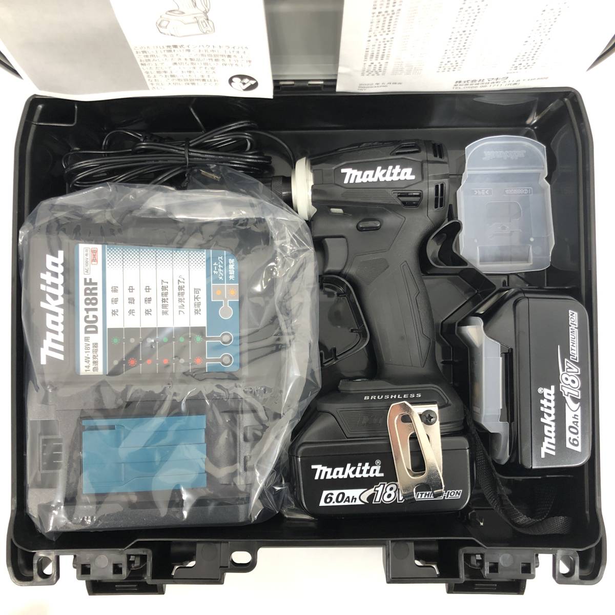 超人気新品 新品未使用 マキタ 18V【TD172】黒 バッテリー1個 公式通販 HN-90N1 スーパーネイラ ④MAX 工具/メンテナンス