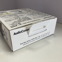 新品未開封 オーム電機 AudioComm ワイヤレスコンパクト スピーカー W200 ASP-W200N ブラック_画像5