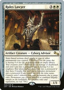 MTG ■白/英語版■ 《Rules Lawyer》★銀枠FOIL★ Unstable UST