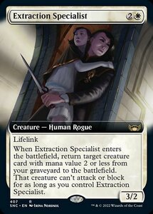 MTG ■白/英語版■《救出専門家/Extraction Specialist》★拡張アートFOIL★ ニューカペナの街角 SNC 　