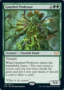 MTG ■緑/英語版■ 《節くれだった教授/Gnarled Professor》★FOIL★ストリクスヘイブン STX