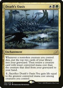 MTG ■金/英語版■ 《死のオアシス/Death's Oasis》★FOIL★イコリア:巨獣の棲処 IKO