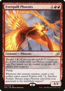 MTG ■赤/英語版■ 《永遠羽のフェニックス/Everquill Phoenix》★FOIL★イコリア:巨獣の棲処 IKO