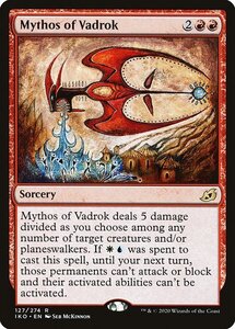 MTG ■赤/英語版■ 《ヴァドロックの神話/Mythos of Vadrok》★FOIL★イコリア:巨獣の棲処 IKO