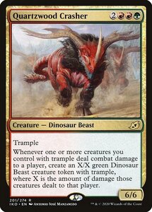 MTG ■金/英語版■ 《クオーツウッドの壊し屋/Quartzwood Crasher》イコリア:巨獣の棲処 IKO