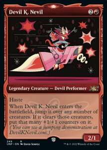 MTG ■赤/英語版■ 《Devil K. Nevil》★ショーケースFOIL★ Unfinity UNF