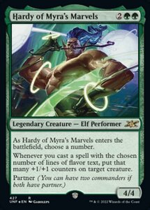 MTG ■緑/英語版■ 《Hardy of Myra's Marvels》★ギャラクシーFOIL★ Unfinity UNF