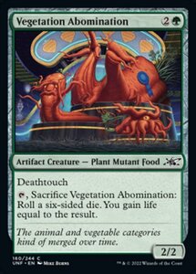 MTG ■緑/英語版■ 《Vegetation Abomination》★FOIL★ Unfinity UNF