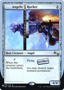 MTG ■無/英語版■ 《Angelic Rocket》★FOIL★ Unfinity UNF