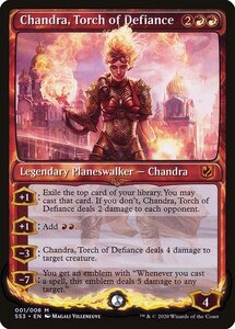 MTG ■赤/英語版■ 《反逆の先導者、チャンドラ/Chandra, Torch of Defiance》Signature Spellbook: Chandra