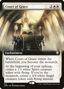 MTG ■白/英語版■ 《恩寵の宮廷/Court of Grace》▲拡張アート▲統率者レジェンズ　CMR