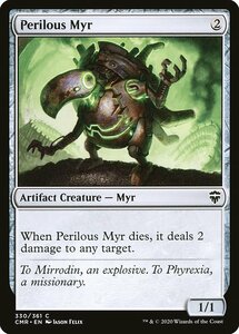 MTG ■無/英語版■ 《危険なマイア/Perilous Myr》★FOIL★ 統率者レジェンズ　CMR