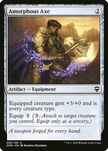 MTG ■無/英語版■ 《不定形の斧/Amorphous Axe》★FOIL★ 統率者レジェンズ　CMR