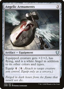 MTG ■無/英語版■ 《天使の武装/Angelic Armaments》★FOIL★ 統率者レジェンズ　CMR