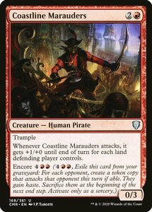 MTG ■赤/英語版■ 《海岸線の匪賊/Coastline Marauders》★FOIL★ 統率者レジェンズ　CMR