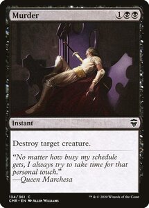 MTG ■黒/英語版■ 《殺害/Murder》★FOIL★ 統率者レジェンズ　CMR