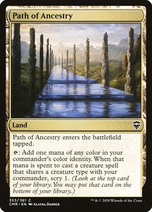 MTG ■土地/英語版■ 《祖先の道/Path of Ancestry》統率者レジェンズ　CMR